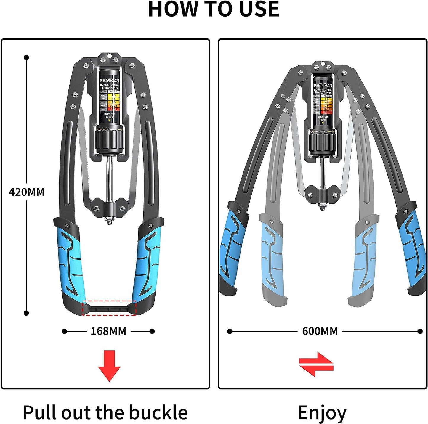 PROIRON Armtrainer bis 200kg