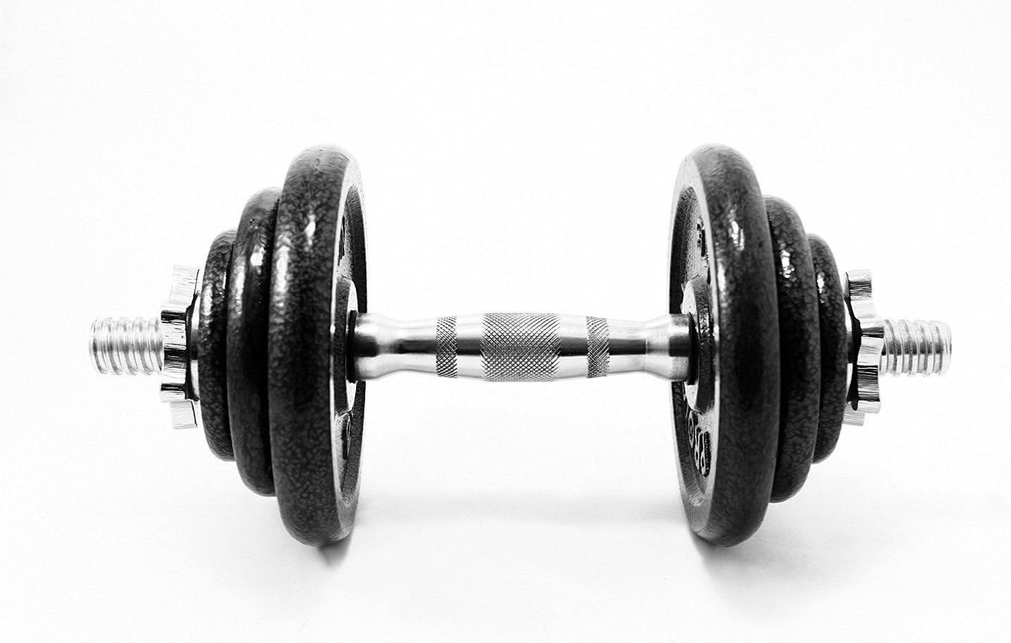 PROIRON Hantelstangen Kurzhantelstange 2er-set verchromt und mit Sternverschlüssen