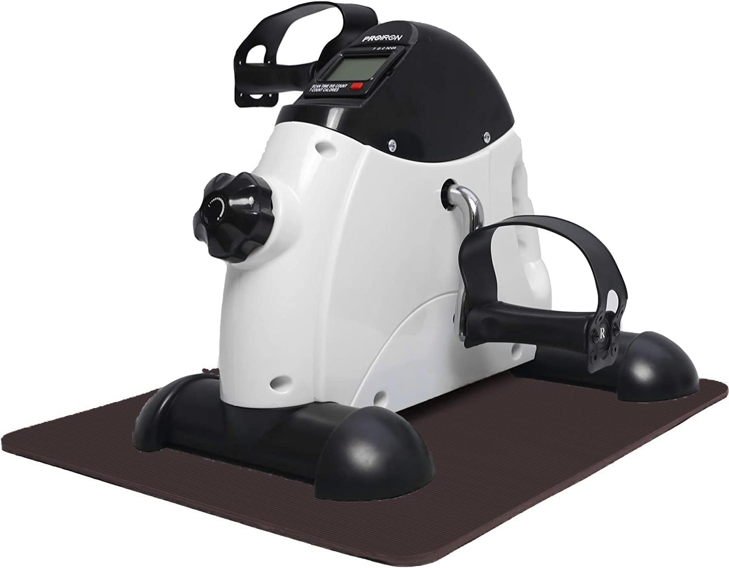 ION Fitness AXEL Cyclette Pieghevole Con Schienale – 8 Livelli Resistenza, Monitor LCD, Supporto 95 Kg