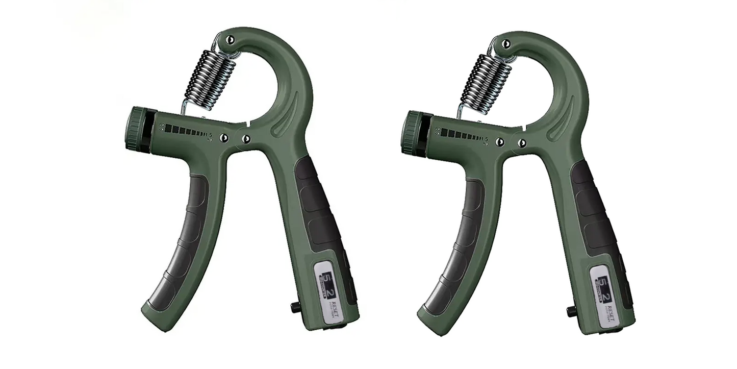 Fitness Handtrainer und Unterarm Trainingsgerät - Widerstand 5-60kg - Integrierter Zähler