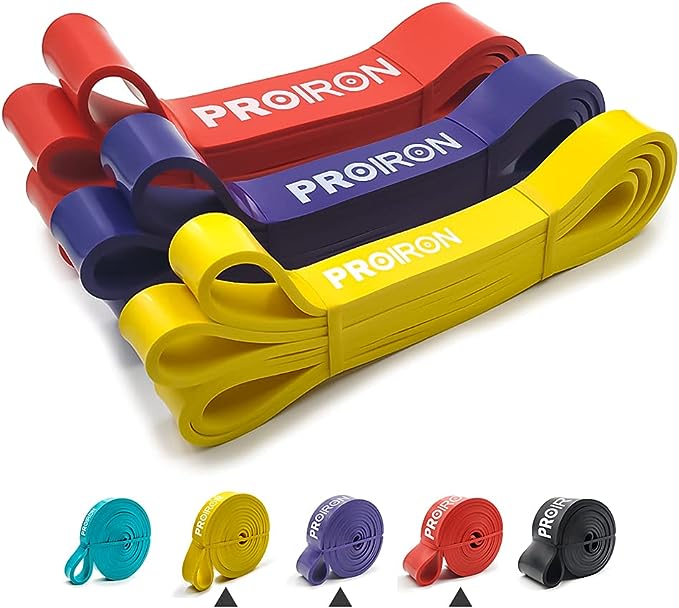 PROIRON Widerstandsbänder Set für Kraftraining, Pull Up Fitnessbänder