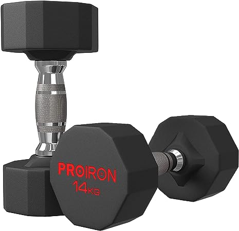 PROIRON Hexagon Hanteln - Dein tägliches Krafttraining (3-24 kg)