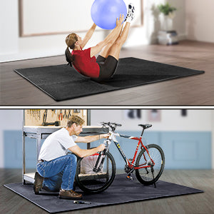 PROIRON Extra Starke Bodenschutzmatte - Idealer Schutz für dein Fitnessstudio
