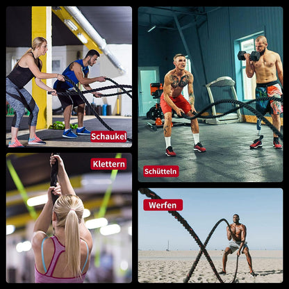 PROIRON 9M /12M Kampfseile für Fitnesstraining