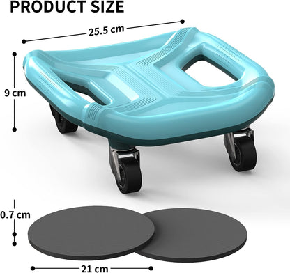 PROIRON Bauchtrainer Roller mit 4 stabilen Rädern