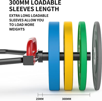 PROIRON Hexagon Olympic Hantelstange für vielseitiges Training