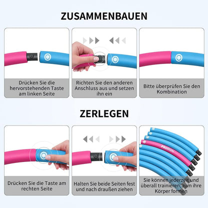 PROIRON Hula Hoop für Erwachsene und Kinder mit Gewicht