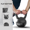 PROIRON Kettlebell Gusseisen, Gewichtsstufen 4-24 kg - Schwarze Kettlebells