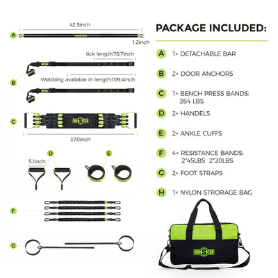 INNSTAR Neues Home Gym 5.0 Set 125KG
