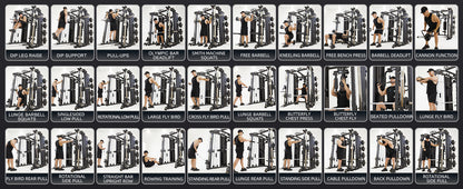 INNSTAR EM938K-A Smith Machine – 70+ Übungen für dein komplettes Home Gym
