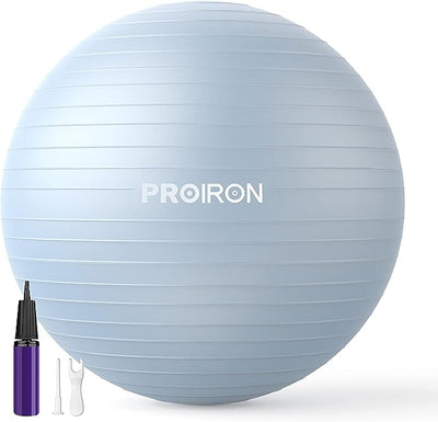 PROIRON Gymnastikball - Robuster Fitnessball mit Luftpumpe