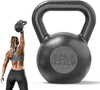 PROIRON Kettlebell Gusseisen, Gewichtsstufen 4-24 kg - Schwarze Kettlebells