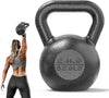 PROIRON Kettlebell Gusseisen, Gewichtsstufen 4-24 kg - Schwarze Kettlebells