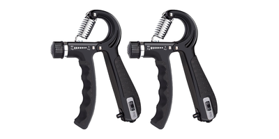 Fitness Handtrainer und Unterarm Trainingsgerät - Widerstand 5-60kg - Integrierter Zähler