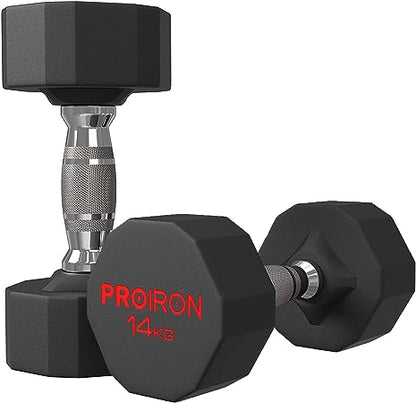 PROIRON Hexagon Hanteln - Dein tägliches Krafttraining (3-24 kg)