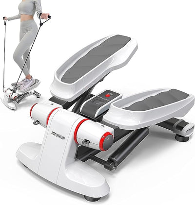 PROIRON Swing Stepper mit Display - Max. 120kg Tragkraft, Geräuschloses Training